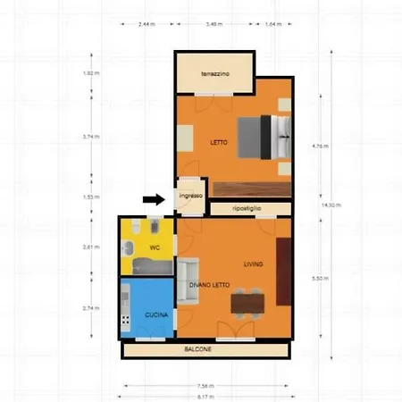 Casa Del Levante アパート